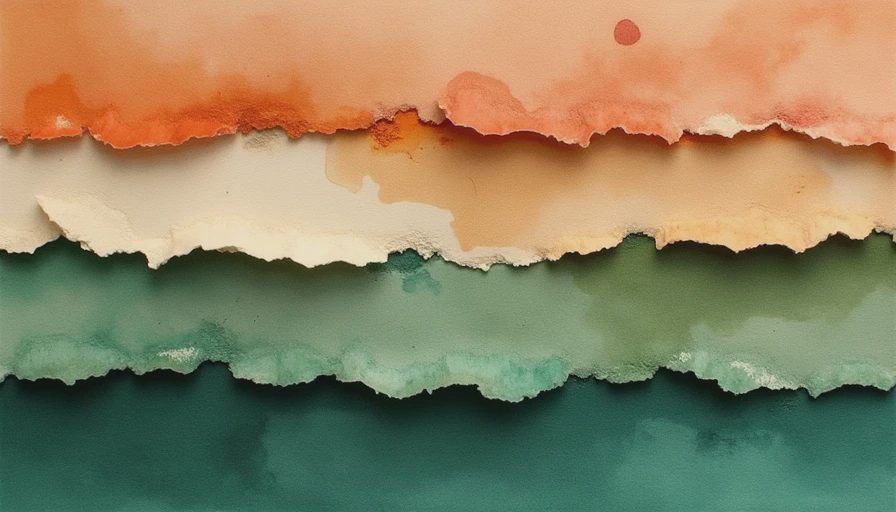 Watercolor palette study of Southern children's clothing colors