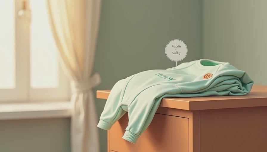 Visual context for neutral baby clothes
