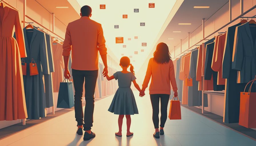 Visual context for mommy and me outfits