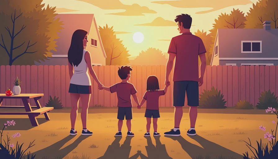 Illustration for matching brother sister outfits