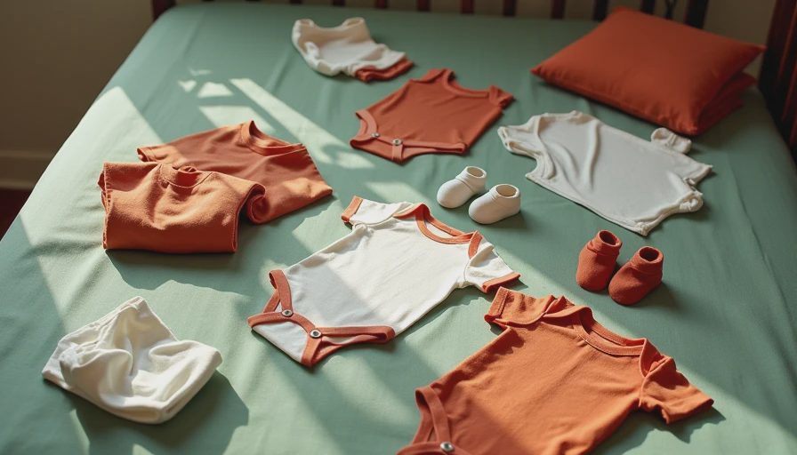 Visual context for clothing sets for newborns