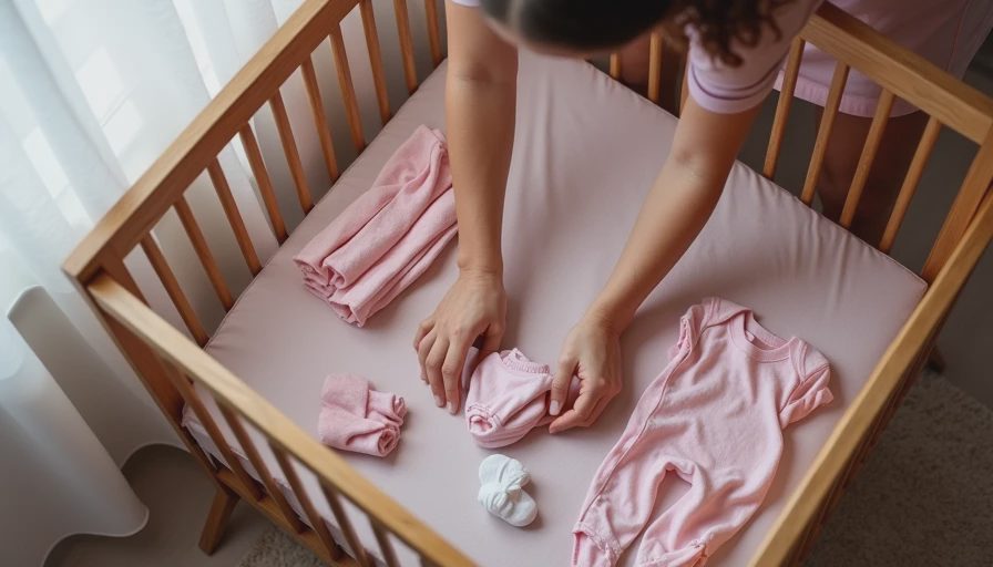 Illustration for infant outfit sets