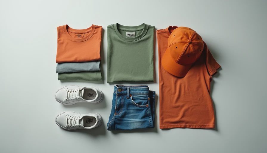 Illustration for boys clothing