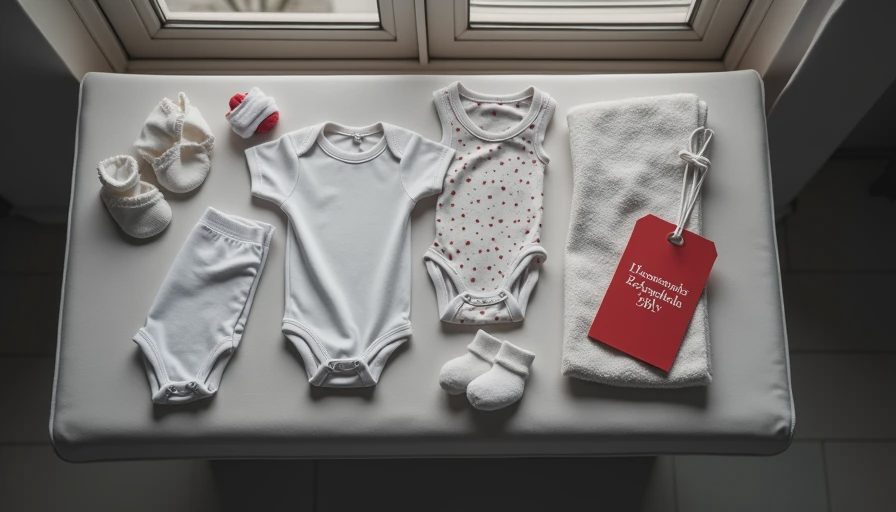 Illustration for newborn clothes