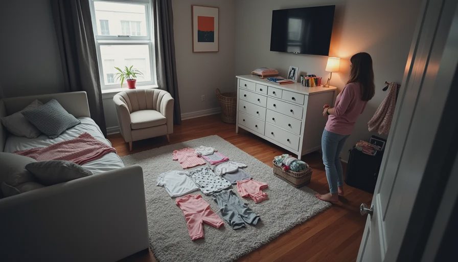 Visual context for newborn clothes