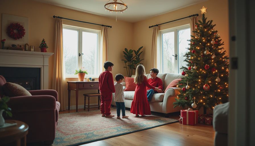 Visual context for childrens xmas outfits
