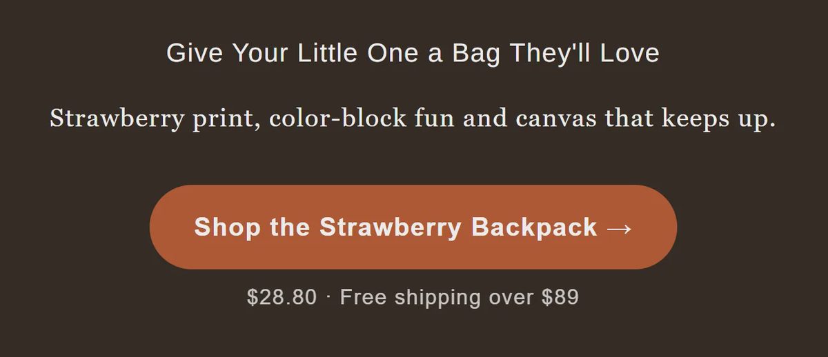 Give Your Little One a Bag They'll Love
