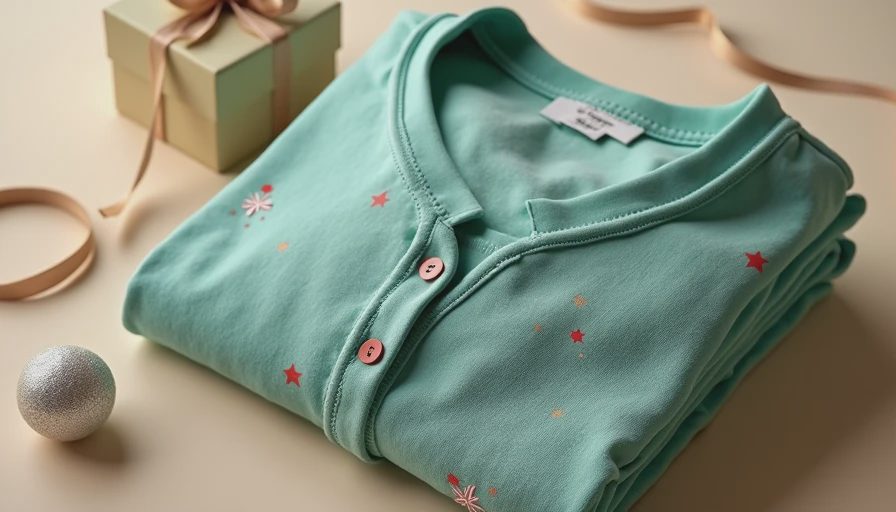Visual context for infant xmas pjs