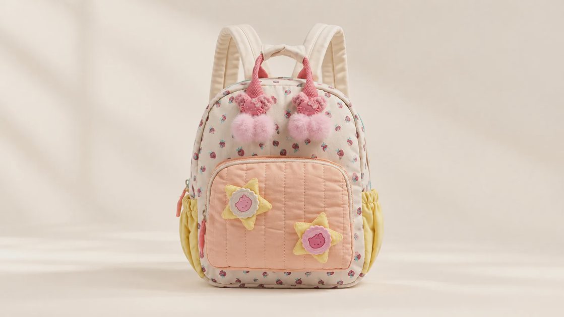 Kids' Strawberry Print Backpack: The Toddler-Friendly School Bag Kids Actually Want to Carry
