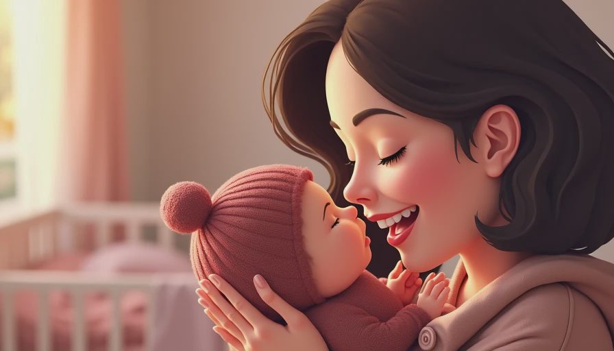 Visual context for newborn hats
