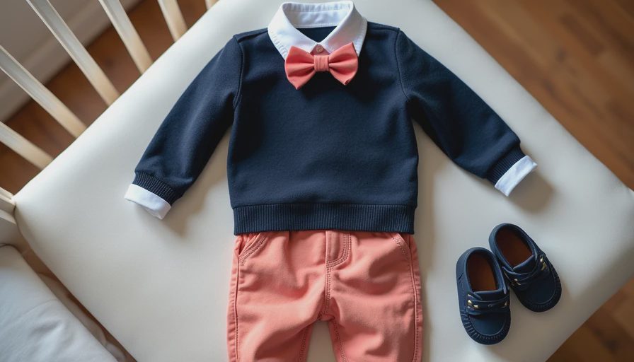 Visual context for baby boy valentines outfit