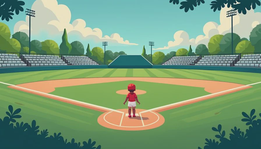 Visual context for baby girl baseball outfit